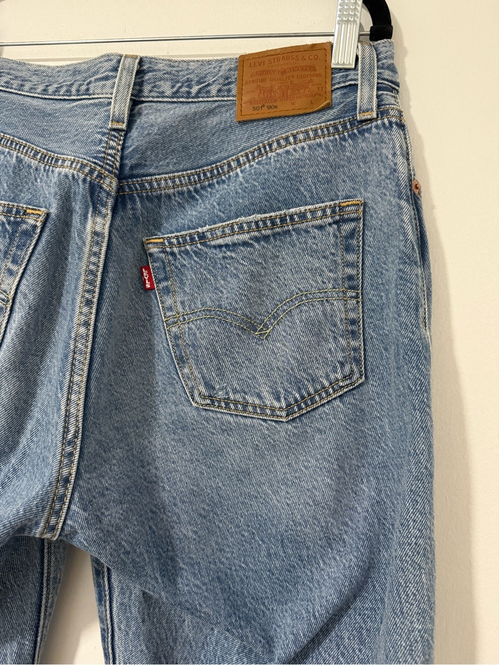 Levi’s 501 90s lightweight straight leg denim 28x30 - Picture 6 of 13